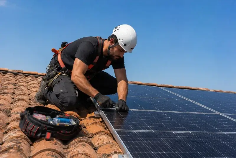 Maintenance et monitoring de panneaux solaires à Saint-Genis-sur-Menthon