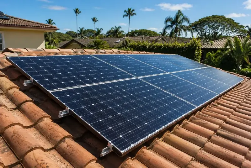 Installation de panneaux solaires à Saint-Genis-sur-Menthon